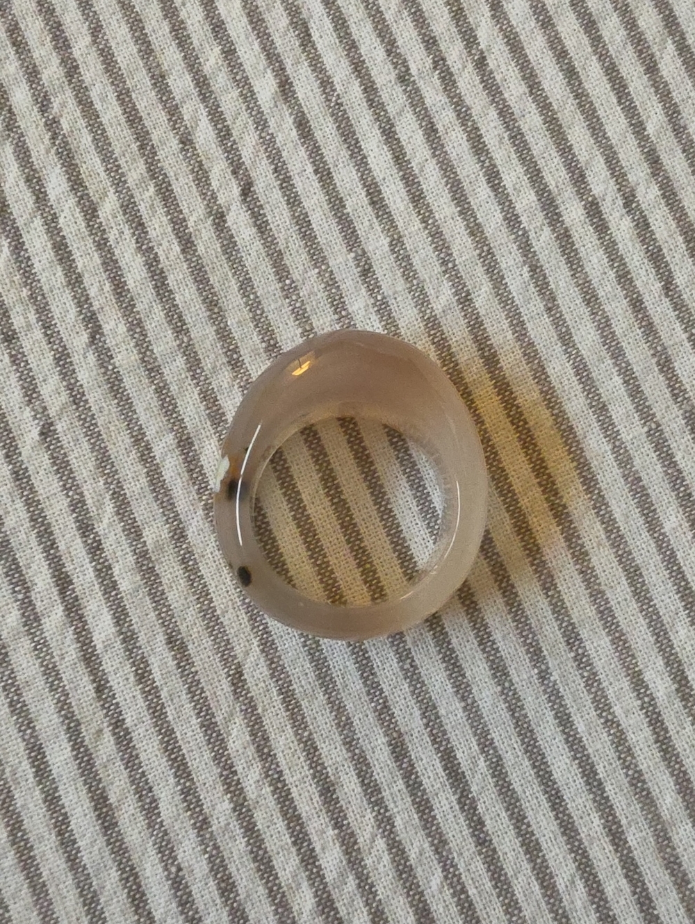Natural Stone Dome Ring